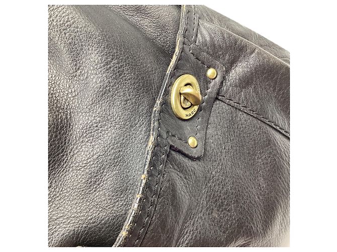 Borsa a tracolla hobo Marc By Marc Jacobs Turnlock in pelle nera - vista 15