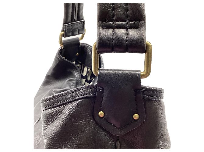 Borsa a tracolla hobo Marc By Marc Jacobs Turnlock in pelle nera - vista 16