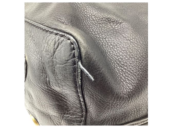 Borsa a tracolla hobo Marc By Marc Jacobs Turnlock in pelle nera - vista 18