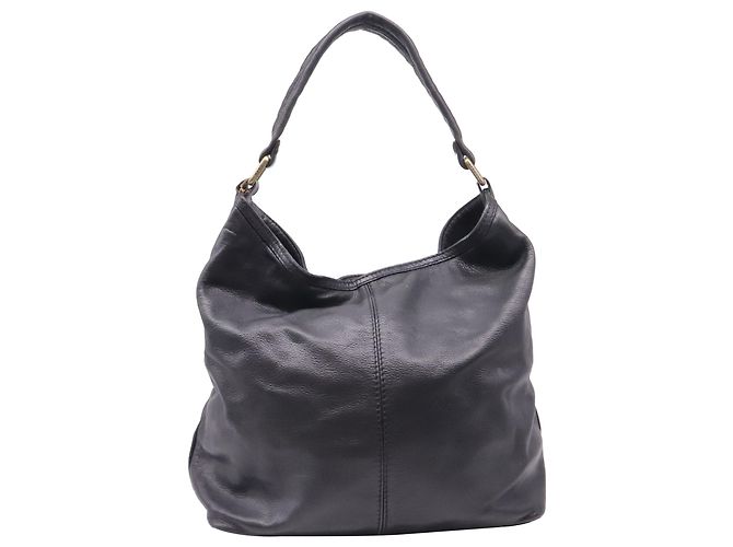 Borsa a tracolla hobo Marc By Marc Jacobs Turnlock in pelle nera - vista 4