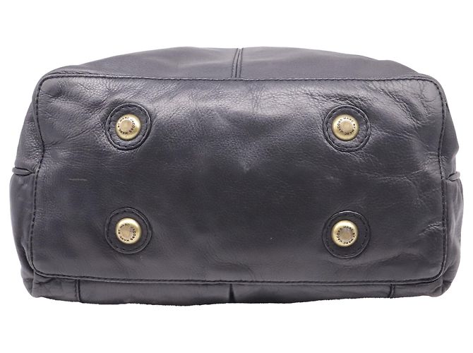 Borsa a tracolla hobo Marc By Marc Jacobs Turnlock in pelle nera - vista 5