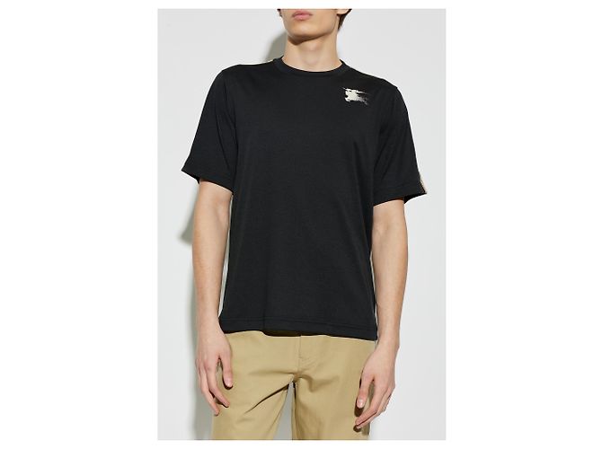 Burberry Austin T-shirt Black Polyester - view 2