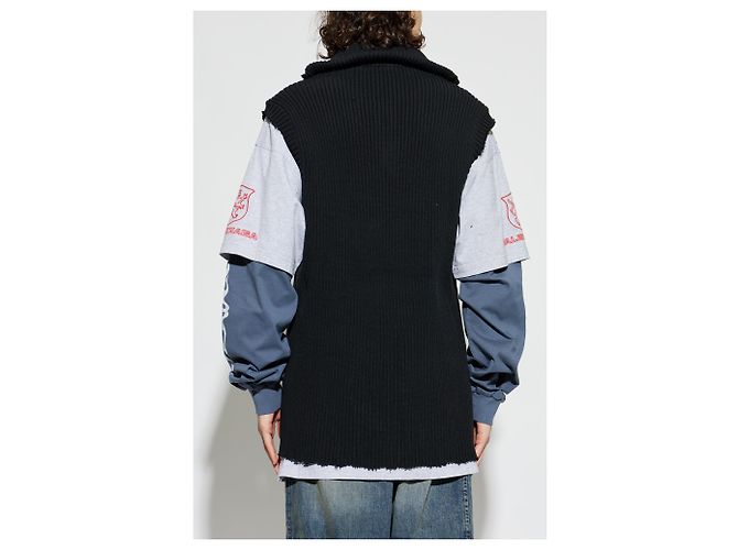 Balenciaga Sudadera de tejidos combinados - vista 3