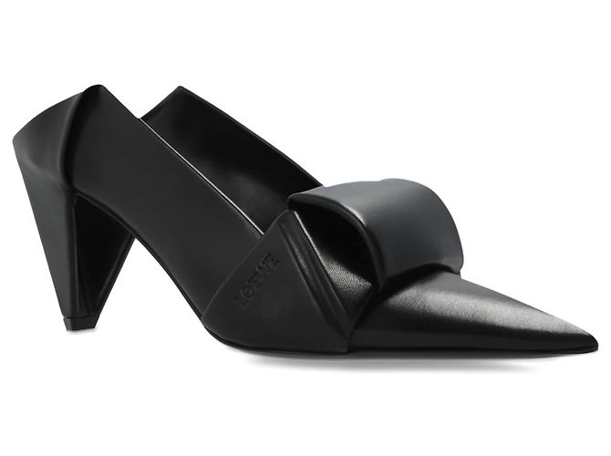 Loewe Mules à talons en cuir "Origami" - vue 3
