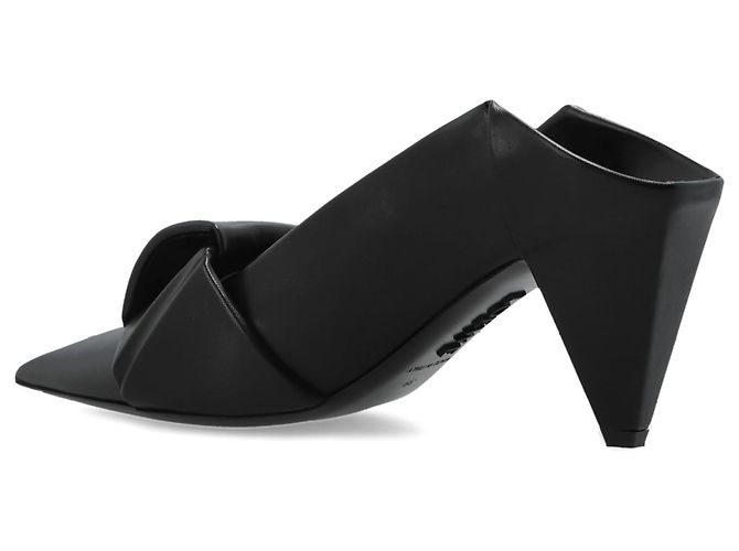 Loewe Mules à talons en cuir "Origami" - vue 4