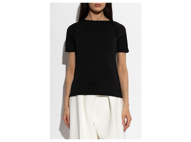 Jacquemus Clavea T-Shirt Schwarz Baumwolle - Ansicht 2