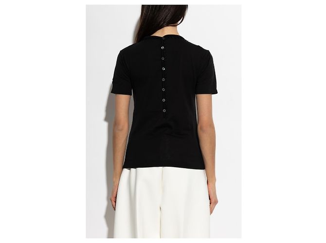 Jacquemus Clavea T-Shirt Schwarz Baumwolle - Ansicht 3