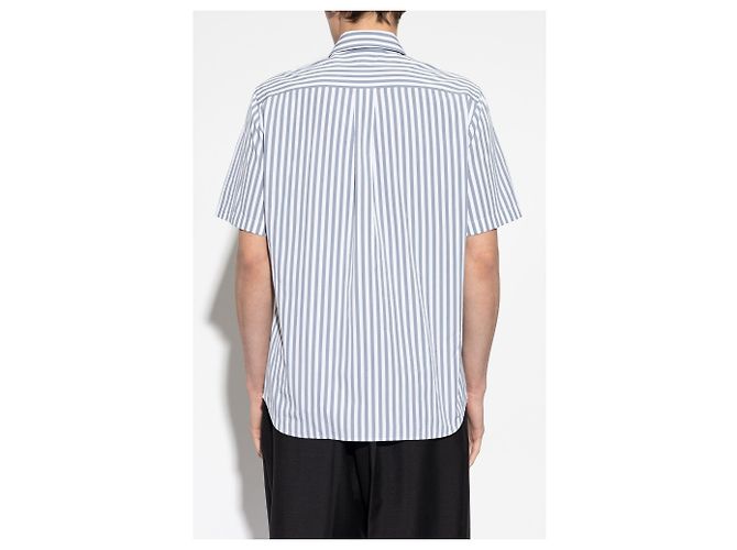 Burberry Hemd Robert aus Baumwolle grau gestreift - Ansicht 3
