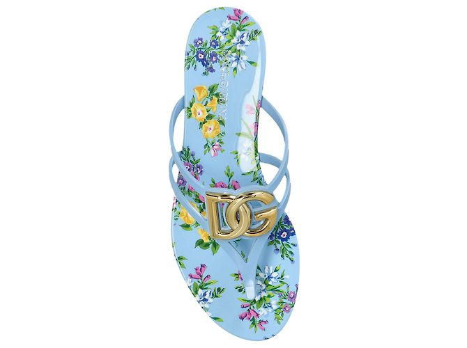 Dolce & Gabbana Infrasandali in gomma con logo - vista 5
