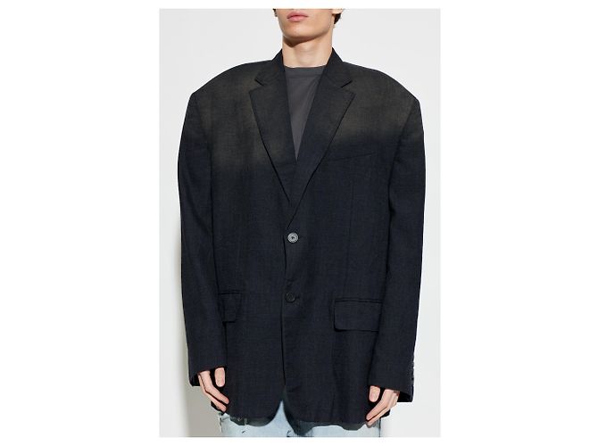 Balenciaga Oversized Wool Blazer - view 2