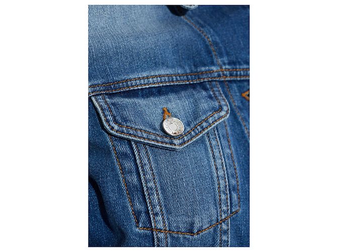 Dolce & Gabbana Jeansjacke aus blauer Baumwolle - Ansicht 4