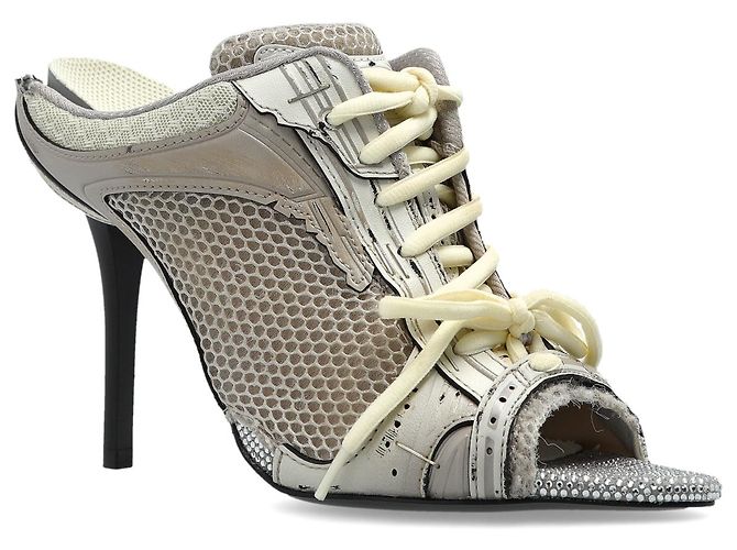 Balenciaga Mules con tacco ‘Stapler’ - vista 3