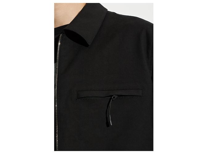 Dolce & Gabbana Schwarze Regenjacke aus Baumwolle - Ansicht 4