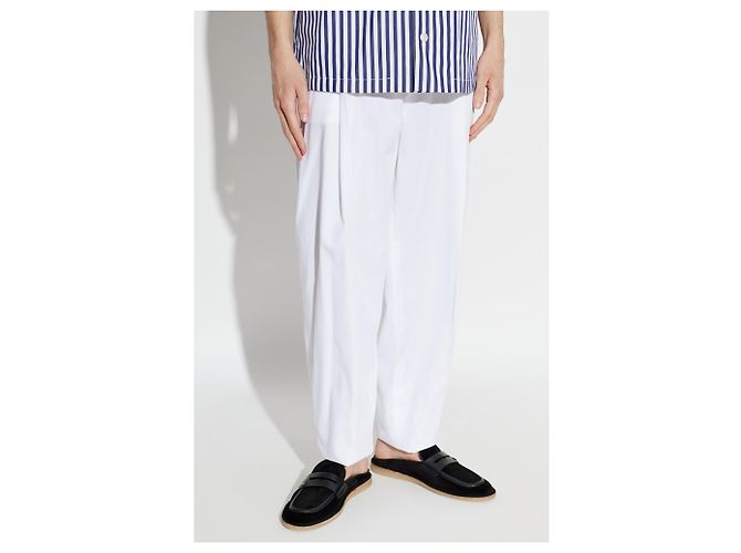 Dolce & Gabbana Calças plissadas de algodão - vista 2