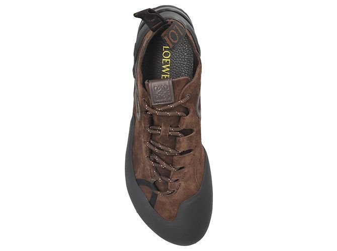 Loewe Grip Sneakers aus braunem Wildleder - Ansicht 6