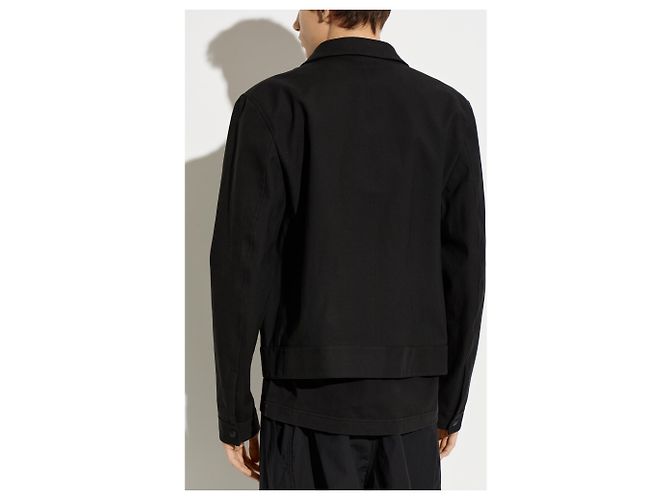 Dolce & Gabbana Rain Jacket Black Cotton - view 3