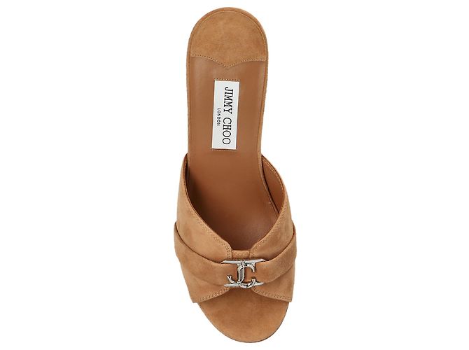 Jimmy Choo Leda Wedge 100' wedge sandals - view 5