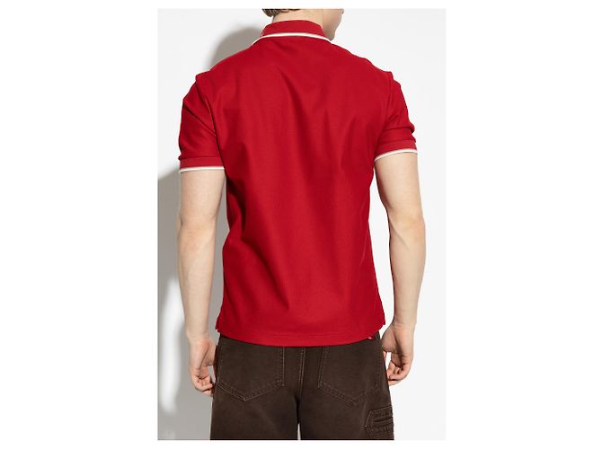Polo Burberry Evan Cuff Rojo de Algodón - vista 3