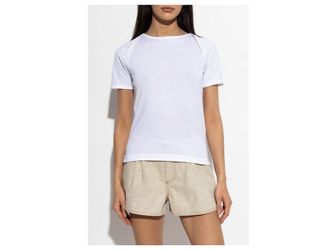 Jacquemus T-Shirt aus Baumwolle in Weiß - Ansicht 2