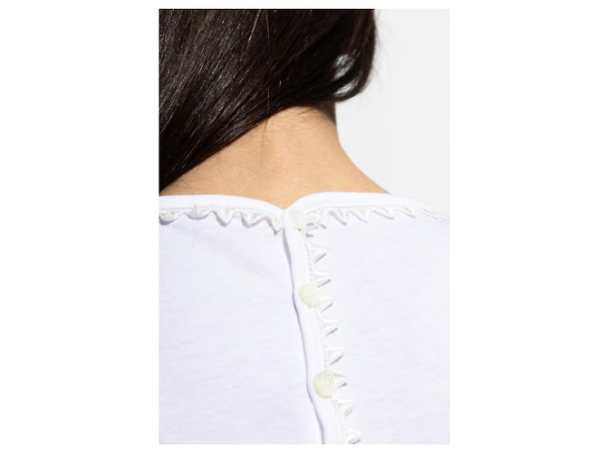 Jacquemus T-Shirt aus Baumwolle in Weiß - Ansicht 4