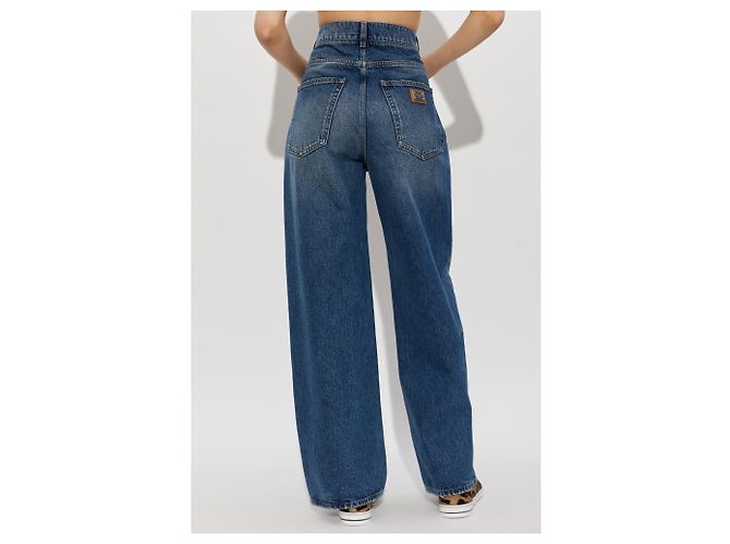 Jeans Dolce & Gabbana de algodão azul de perna reta - vista 3