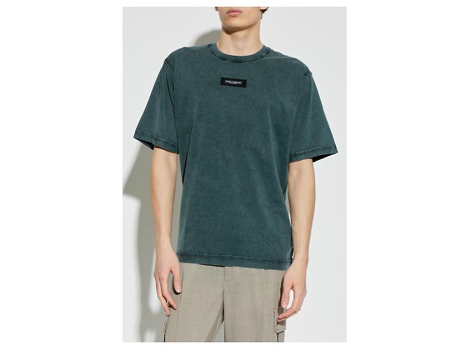 Dolce & Gabbana T-shirt con patch logo - vista 2