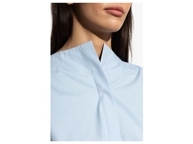 Jacquemus Pittore Hemd aus blauer Baumwolle - Ansicht 4