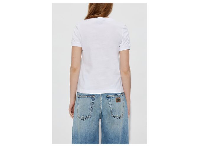 Dolce & Gabbana T-shirt con logo luccicante - vista 3