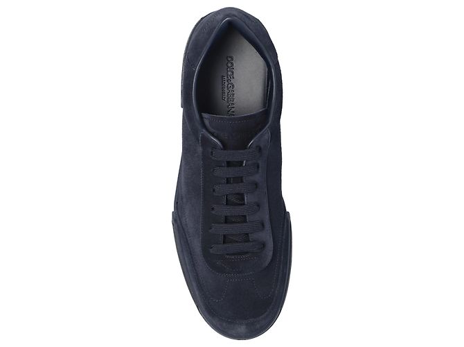 Baskets en daim bleu Dolce & Gabbana - vue 5
