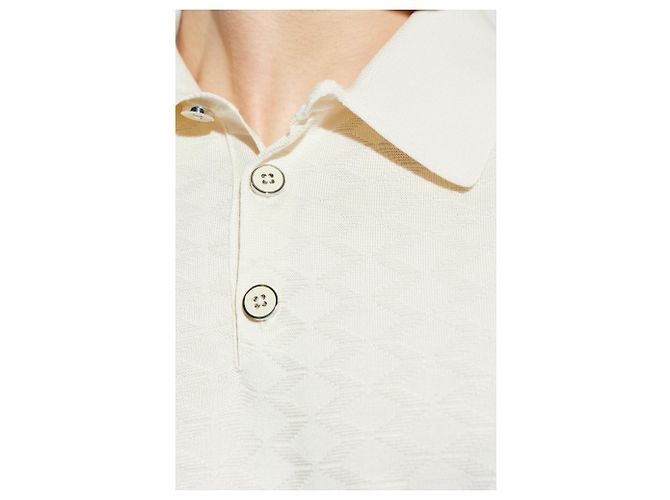 Polo in seta Dolce & Gabbana crema - vista 3