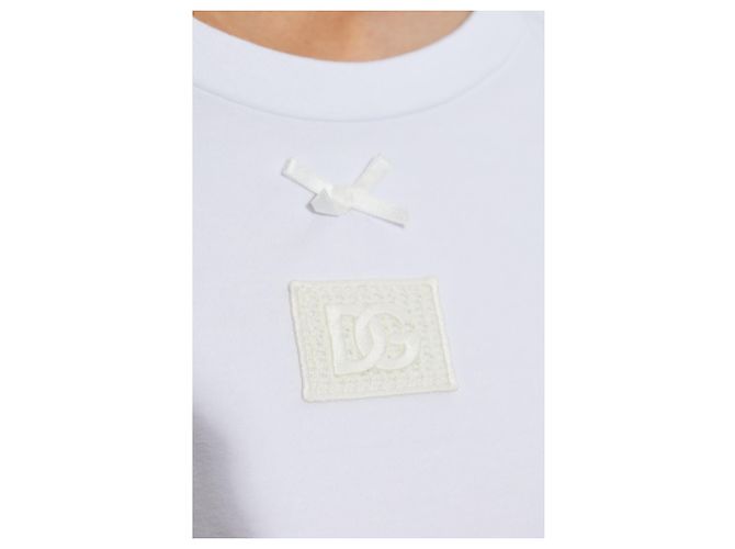 Dolce & Gabbana T-shirt con patch logo - vista 4