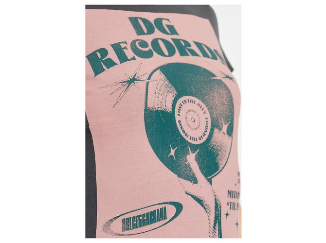 Camiseta de algodón con estampado Dolce & Gabbana Gris - vista 3
