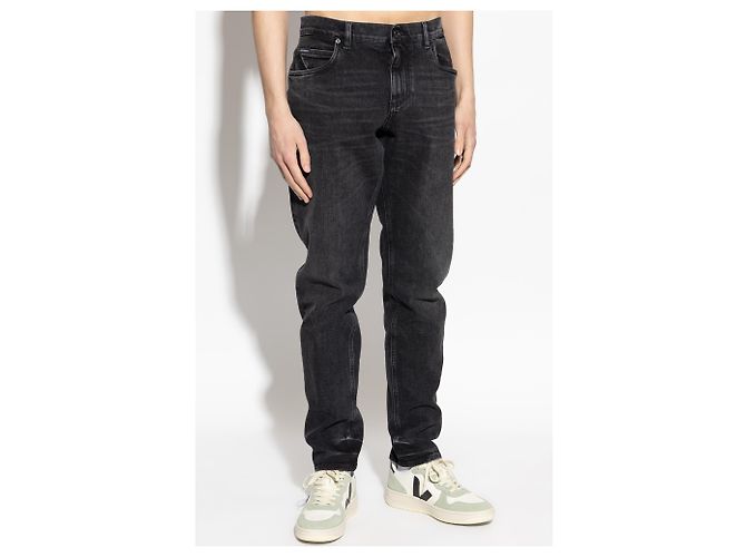 Vaqueros Dolce & Gabbana negros corte carrot - vista 2