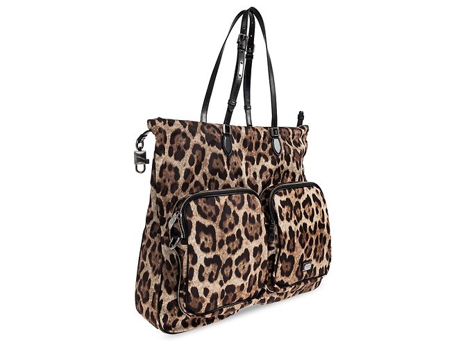 Dolce & Gabbana Borsa shopper con motivo animalier - vista 3