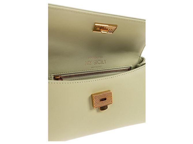 Dolce & Gabbana Bolsa My Sicily em pele verde - vista 4