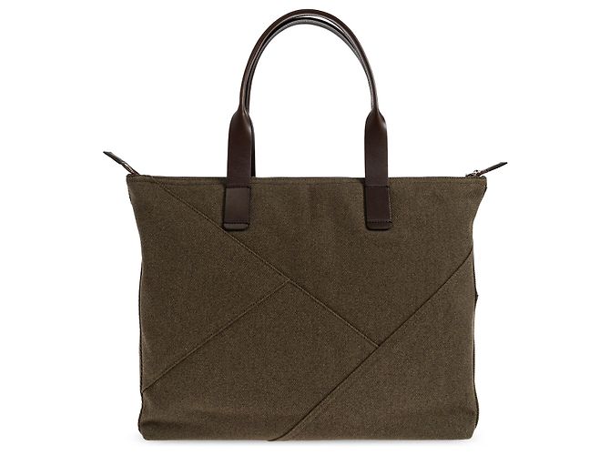 Borsa shopper Adamo Dolce & Gabbana verde in tela - vista 2