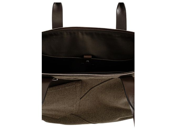 Borsa shopper Adamo Dolce & Gabbana verde in tela - vista 4