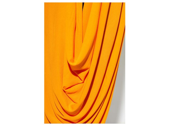 Tom Ford Asymmetrisches Viskose Top Orange - Ansicht 4