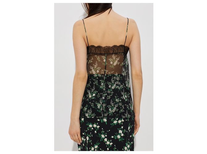Dolce & Gabbana Top de seda con motivo floral - vista 3