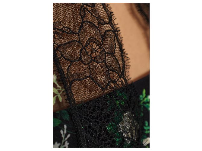 Dolce & Gabbana Top de seda con motivo floral - vista 4