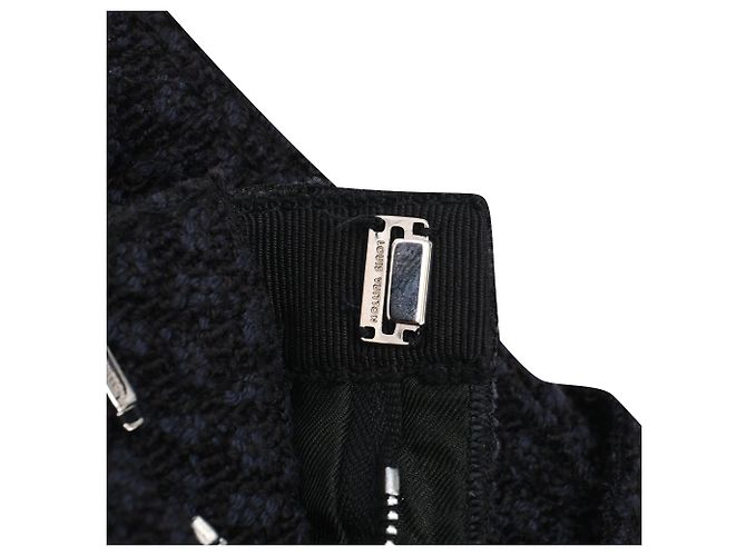 Gonna midi Louis Vuitton in lana nera - vista 10