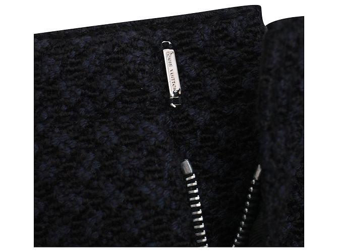 Gonna midi Louis Vuitton in lana nera - vista 9