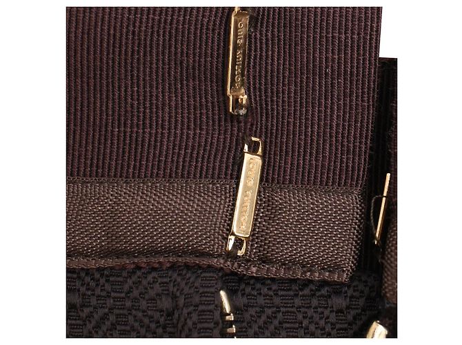 Minifalda Louis Vuitton en lana marrón - vista 8