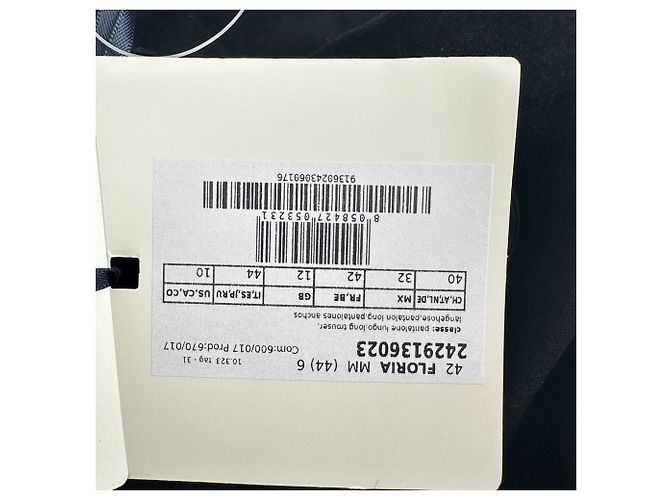 Calças S' Max Mara String em lã preta - vista 11