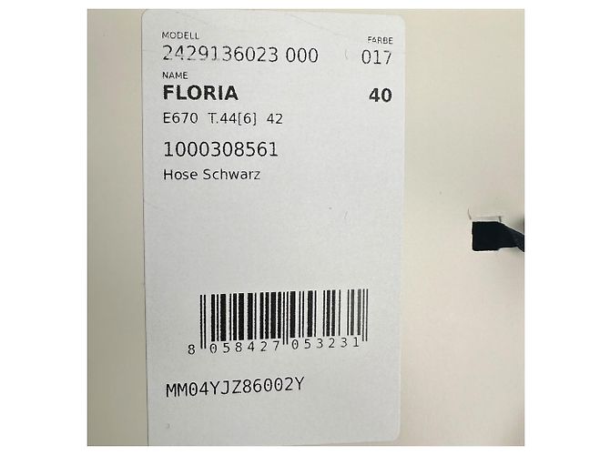 Calças S' Max Mara String em lã preta - vista 9