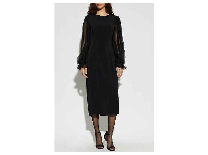Dolce & Gabbana Vestido com mangas bufantes - vista 2