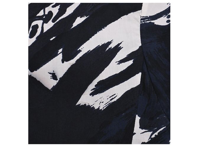 Marni Kleid mit abstraktem Print aus schwarzer Baumwolle - Ansicht 8