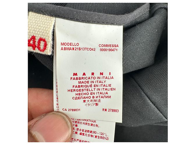 Marni ärmelloses Shift-Kleid aus schwarzer Baumwolle - Ansicht 9