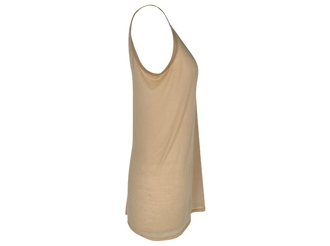 Top sin mangas The Row en poliéster beige - vista 2