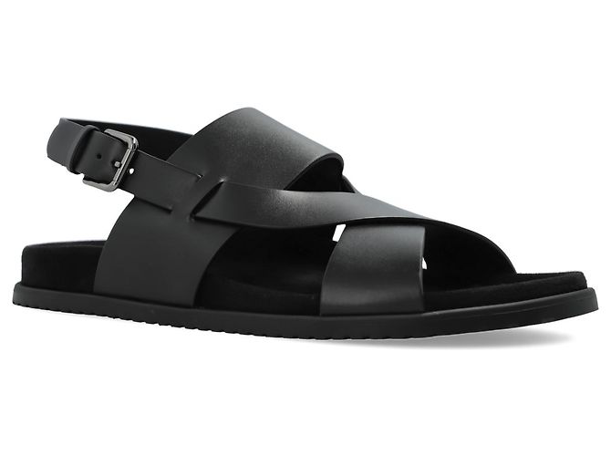 Sandali Dolce & Gabbana in pelle nera - vista 3